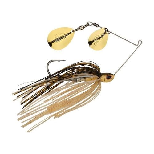 1-2 / Golden Shiner Berkley Power Blade Compact Double Colorado Spinnerbait