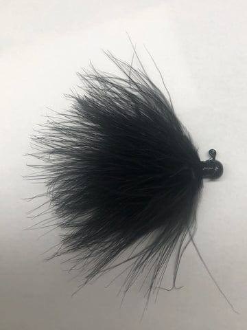 3-32 / Black Big Jim's Marabou Hair Jig