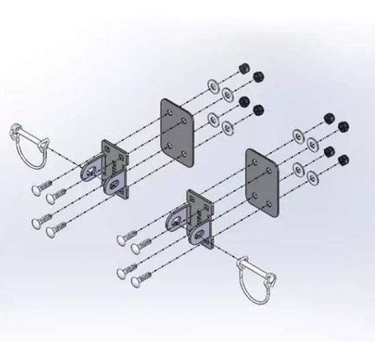 Clam Hitch Mounting Kit | Fishing World Canada