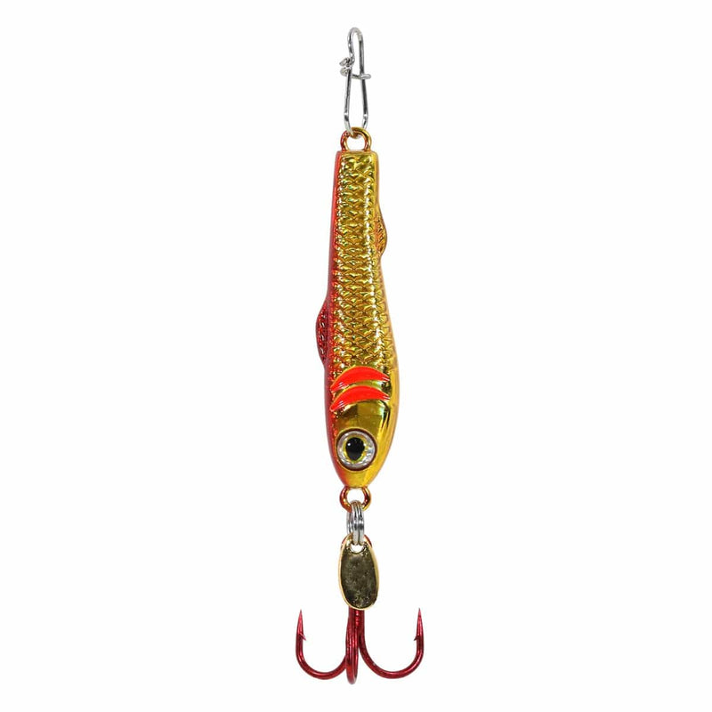 Load image into Gallery viewer, CLAM PINHEAD PRO 1-8 / Red-Gold Holo Clam Pinhead Pro Jigging Spoon
