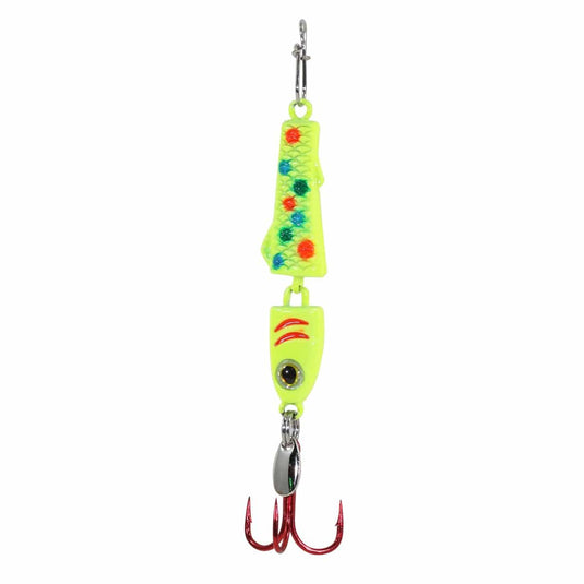 CLAM PINHEAD PRO JTD 1-8 / Glow Chart Wonderbrd Clam Jointed PinHead Pro Jigging Spoon