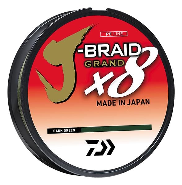 Daiwa Braided lines J-Braid Grand X8 Chartreuse - Braided lines