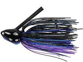 DIRTY JIG NO JACK PUNCH 1.25 Dirty Jigs No Jack Punching Jig 1 1/4 oz, Black Blue Purple
