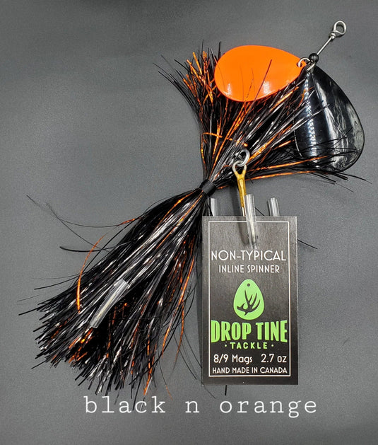 DROP TINE TACKLE NON-TYPICAL 8-9 / Black N Orange Drop Tine Tackle 8/9 Mag Non Non-Typical