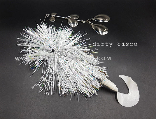 DROP TINE TACKLE TRIPLE DEUCE 4.3OZ / Dirty Cisco Drop Tine Tackle Triple Deuce Spinner Bait 4.3oz