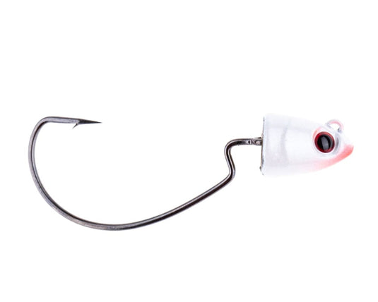 FREEDOM TACKLE HYDRA JIG 1-2 / Pearl Freedom Tackle Hydra Swing Swim Bait Head
