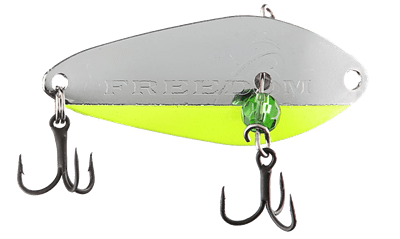 FREEDOM TACKLE MINO SPOON 1-4 / Silver-Chart Freedom Tackle Minnow Spoon