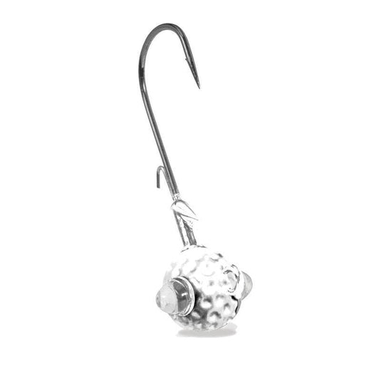 KALIN GOOGLE EYE JIG HMRD 1-4 / Hammered Chrome Kalin's Hammered Google Eye Jig