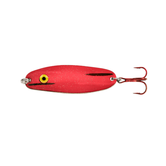 LINDY RATLN QUIVER SPOON 1-4 / Met Red-Chrm Lindy Rattlin Quiver Spoon