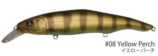 NISHINE ERIE JERKBAIT Yellow Perch / 115 Nishine Lure Works Erie Jerkbait