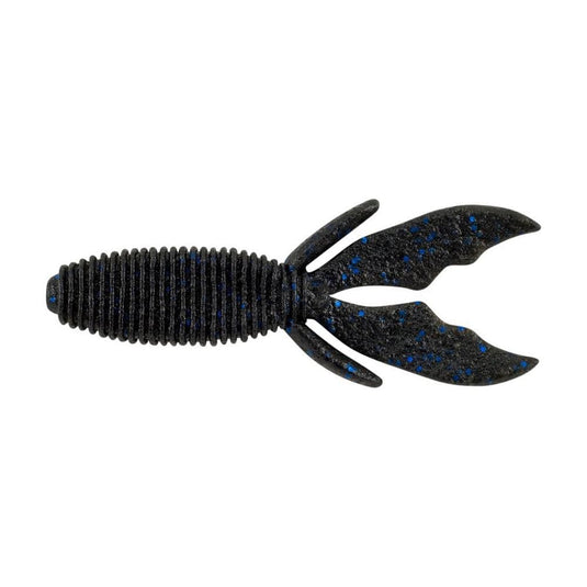 Black Blue Fleck Berkley PowerBait MaxScent Creature Hawg