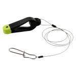 Power Grip+Leader Release Clip Trolling Snap Release Clip 20cm Black Downrigger Offshore Planer Outdoor Outrigger