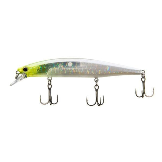 SHIMANO WORLD MINO FLASH BOOST 115 / Chart Silver Shimano World Minnow Flash Boost