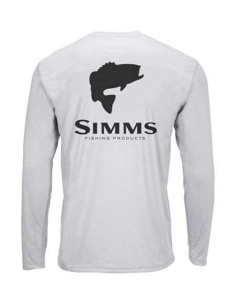 SIMMS SOLAR TECH LS Bass Sterling / Large Simms Solar Tech Tee long Sleeve
