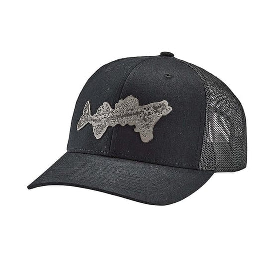 STRIKER HATS Fossil Trucker Blk Striker Caps