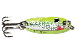 VMC FLASH CHAMP 1-8 / Glow Chart. Shiner VMC Flash Champ Ice Spoon