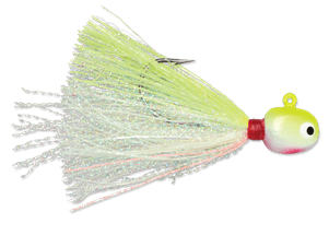 VMC HOT SKIRT JIG 1-16 / Chart-White VMC Hot Skirt Jig