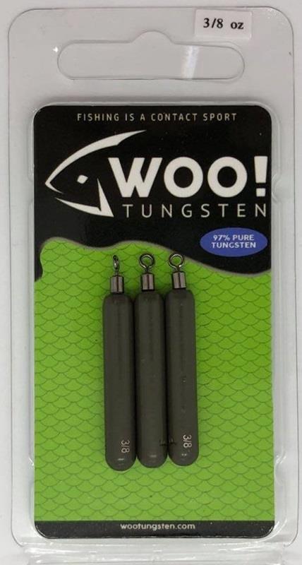 WOO TUNGSTEN DROP SHOT CYLINDER Woo Tungsten Cylinder Drop Shot Weights,Tie On