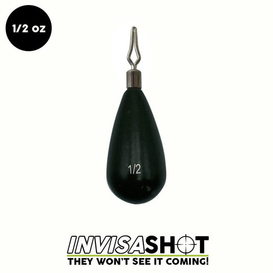 WOO TUNGSTEN TEAR DROP SHOT 1-2 / Green Pumpkin Woo Tungsten Tear Drop Shot Weights