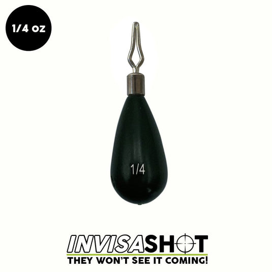 WOO TUNGSTEN TEAR DROP SHOT 1-4 / Green Pumpkin Woo Tungsten Tear Drop Shot Weights