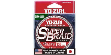 YOZURI SUPER BRAID Yozuri Super Braid 150yd Green