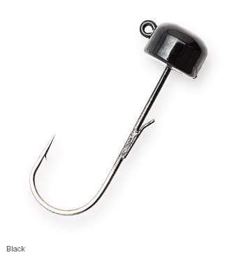 Z MAN SHROOMZ NED RIG HEAD 1-5 / Black Z Man Finesse Shroomz Ned Rig Jighead