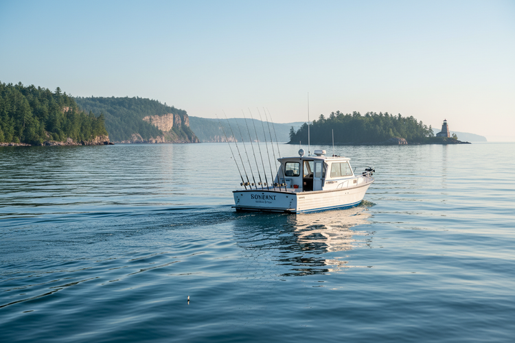 Boat Trolling Daytime