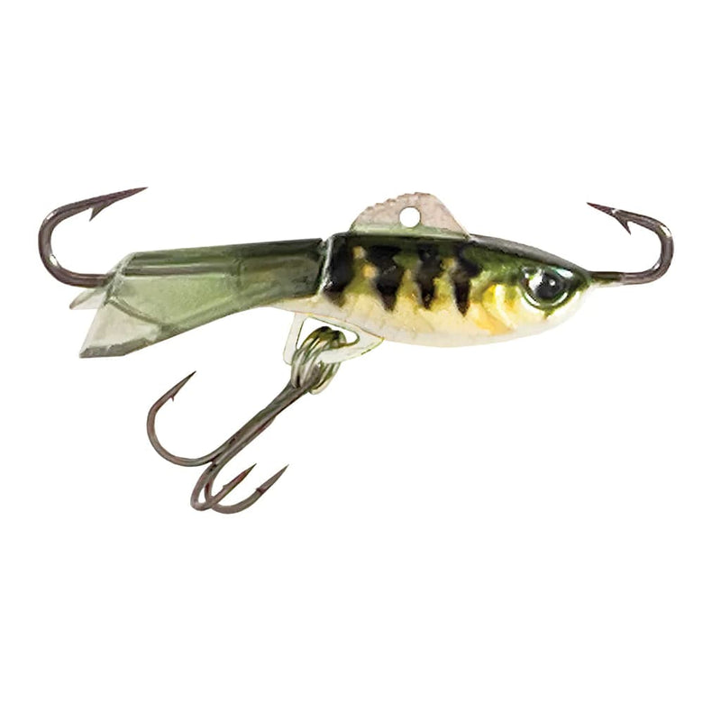 Load image into Gallery viewer, ACME ALL ICE 1&quot; / Glow Perch Acme Ice Hyper-Rattle Glide Bait
