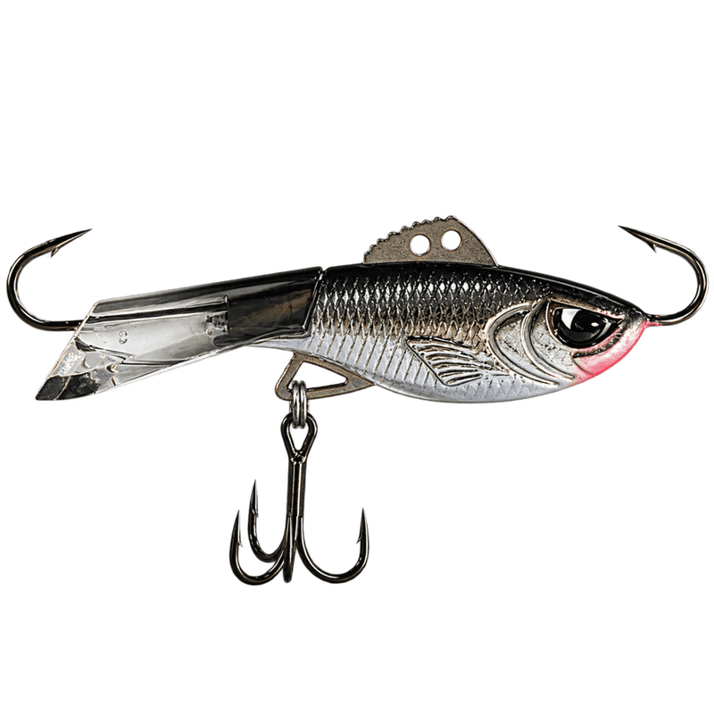 Load image into Gallery viewer, ACME HYPER RATTLE 2" / Black Silver Acme Hyper-Rattle Glide Bait
