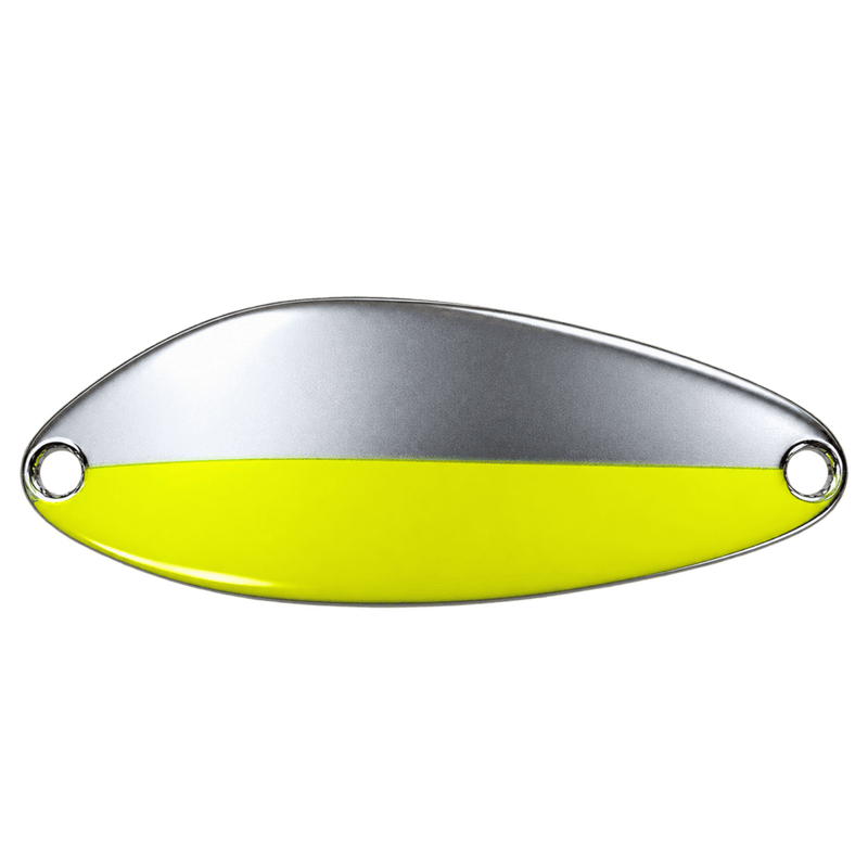 Load image into Gallery viewer, ACME LITTLE CLEO 2-3 / Nickle Chartreuse Stripe Acme Little Cleo Casting Spoon
