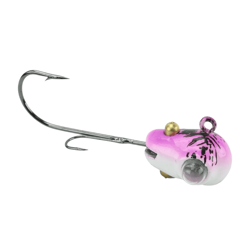 Load image into Gallery viewer, ACME WALLEYE/PERCH JIGS 1-8 / Purple Glow Acme Jack Knife Jig
