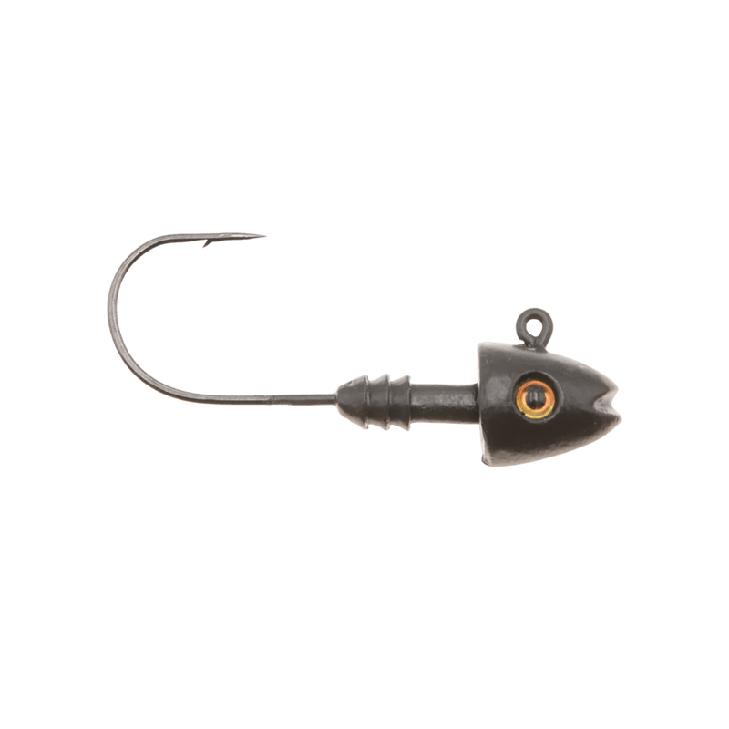 Load image into Gallery viewer, ALL TERRAIN SWIMBAIT JIGS 1-4 / Green Pumpkin / 1-0 All Terrain Smallie Smasher Swimbait Jig Heads
