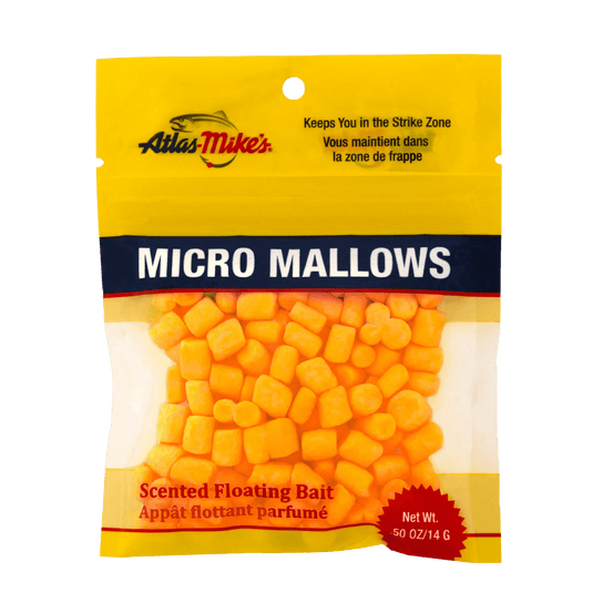 ATLAS STEELHEAD GEAR Peach Garlic Atlas Mike's Micro Mallows