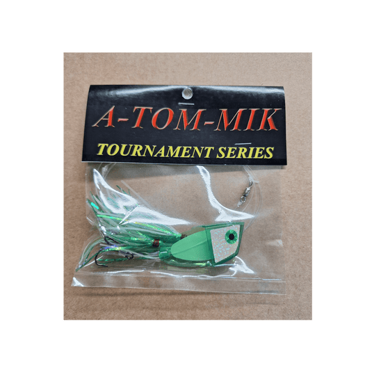 ATOM-MIK BAIT/MEAT HEADS Crush Green Glow A-Tom-Mik Meat Rig King