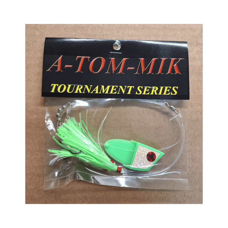 Load image into Gallery viewer, A-Tom-Mik Meat Rigs | Colour: Green Glow |  Fishing World
