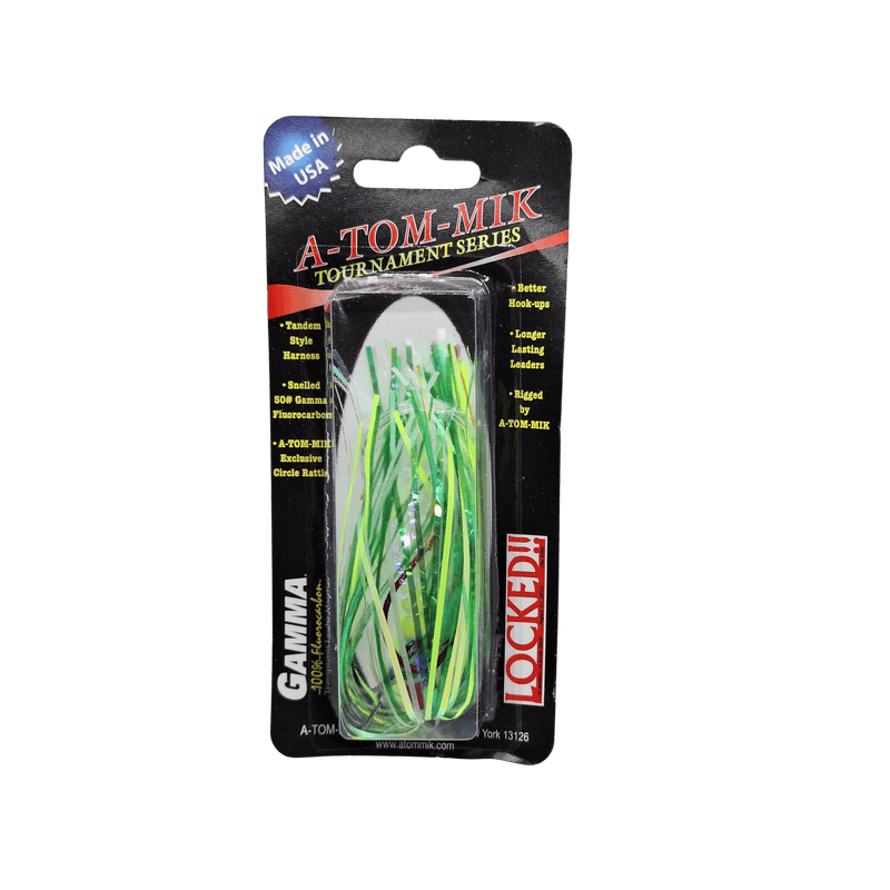 Load image into Gallery viewer, ATOM-MIK FLIES Green Hammer Glow A-Tom-Mik Tournament Series
