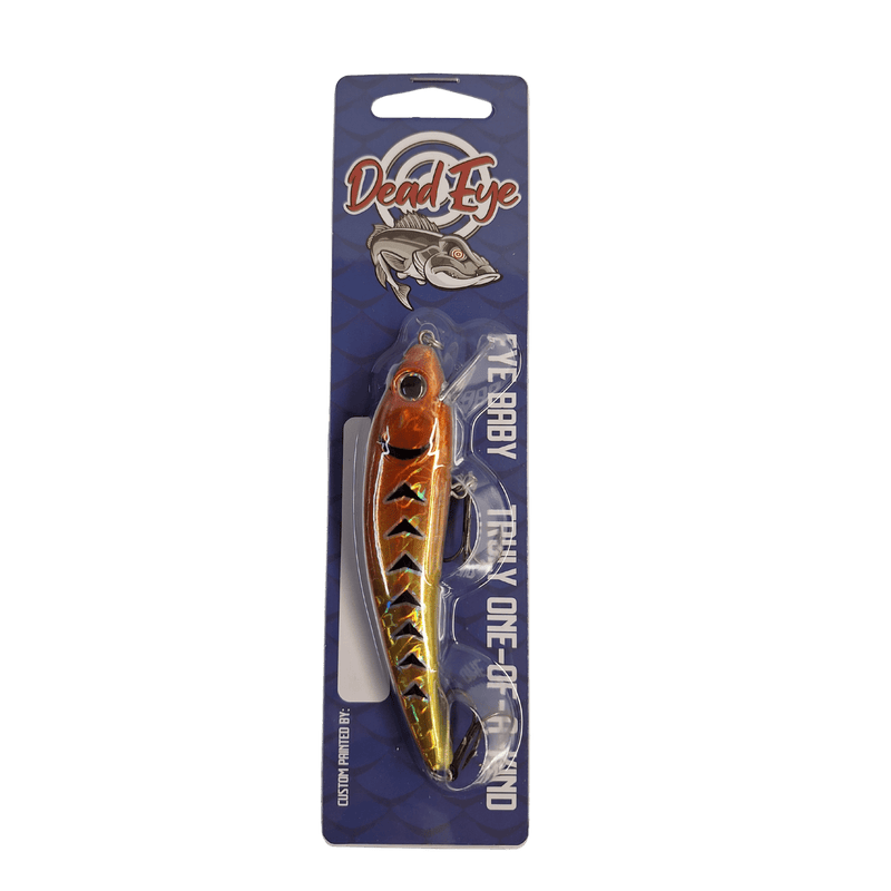 Load image into Gallery viewer, BANDIT TROLLING BODYBAITS Gold Finger Dead Eye Custom Eye Baby
