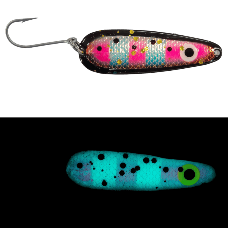 Load image into Gallery viewer, BEAVER'S LURES CASTING SPOONS Pink Viper Beavers Lures Casting Spoon
