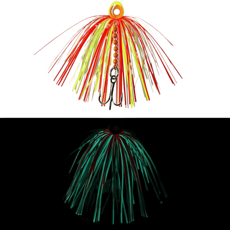 Load image into Gallery viewer, BEAVER'S LURES FLIES Candy Corn Beaver's Lures Big Eyed Trolling Fly
