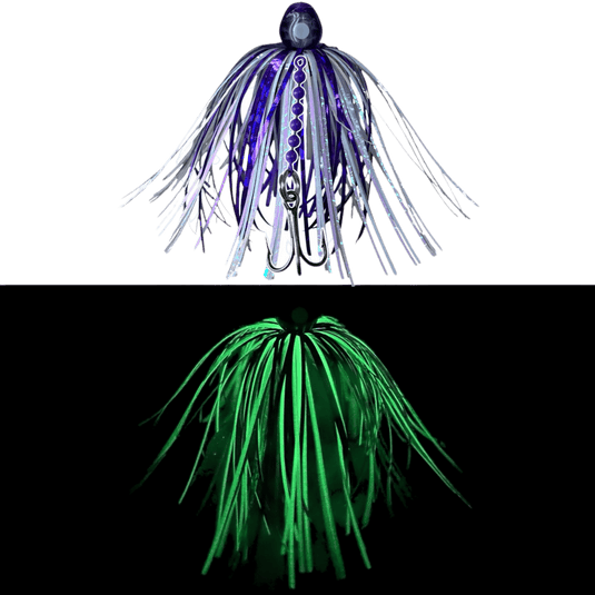 BEAVER'S LURES FLIES Purple Pirate Beaver's Lures Big Eyed Trolling Fly