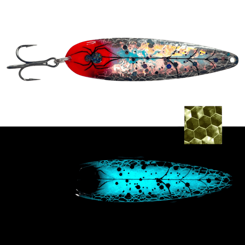 Load image into Gallery viewer, BEAVER'S LURES TROLLING SPOONS Magnum / Black Widow Beaver's Lures Trolling Spoon

