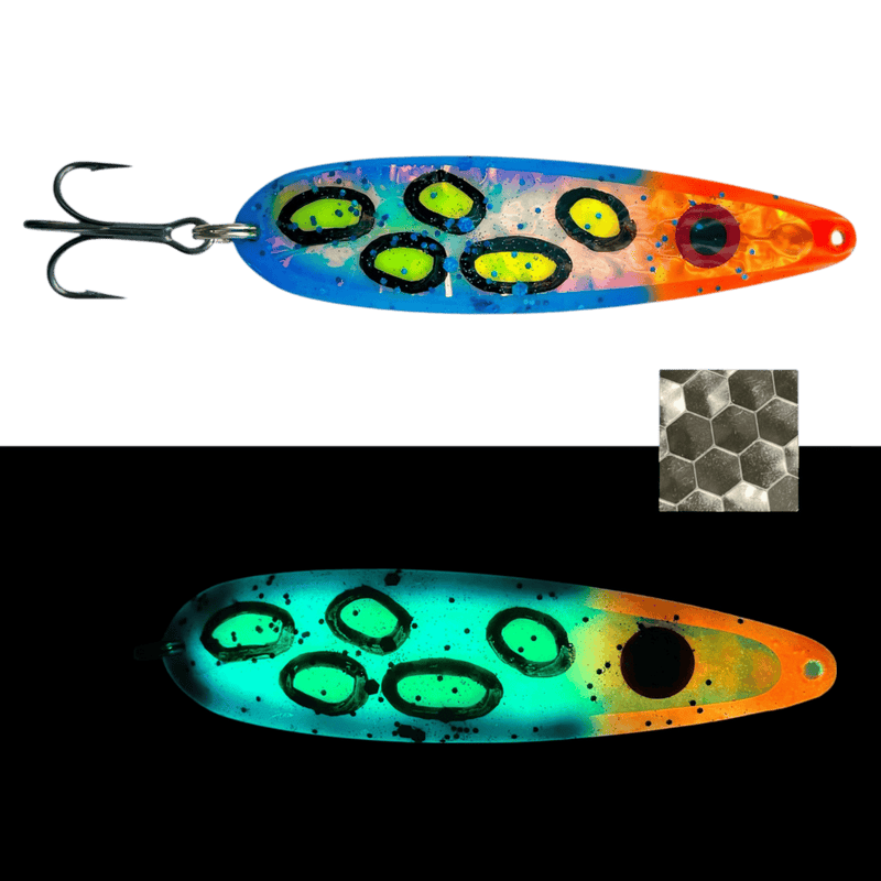 Load image into Gallery viewer, BEAVER'S LURES TROLLING SPOONS Magnum / Fatal Frog Beaver's Lures Trolling Spoon
