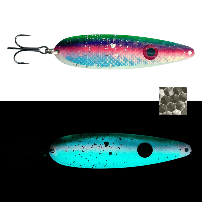 Load image into Gallery viewer, BEAVER'S LURES TROLLING SPOONS Magnum / Rainbow Smelt Beaver's Lures Trolling Spoon
