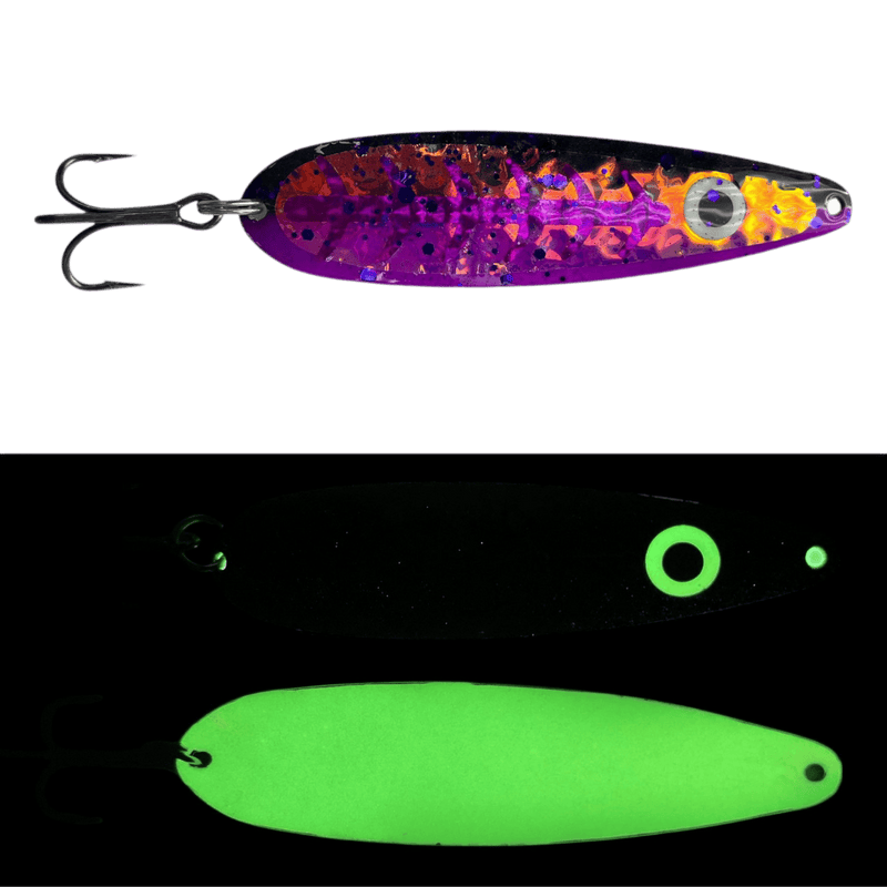 Load image into Gallery viewer, BEAVER'S LURES TROLLING SPOONS Magnum / Summer Nights Beaver's Lures Trolling Spoon
