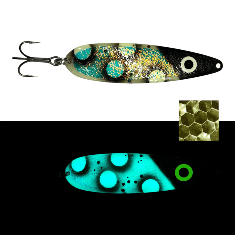 Load image into Gallery viewer, BEAVER'S LURES TROLLING SPOONS Magnum / Swiss Cheese Beaver's Lures Trolling Spoon
