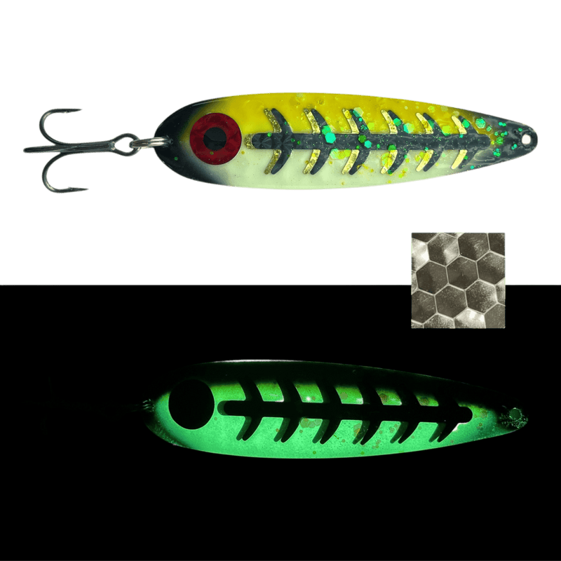 Load image into Gallery viewer, BEAVER'S LURES TROLLING SPOONS Magnum / Yellow Jacket Beaver's Lures Trolling Spoon
