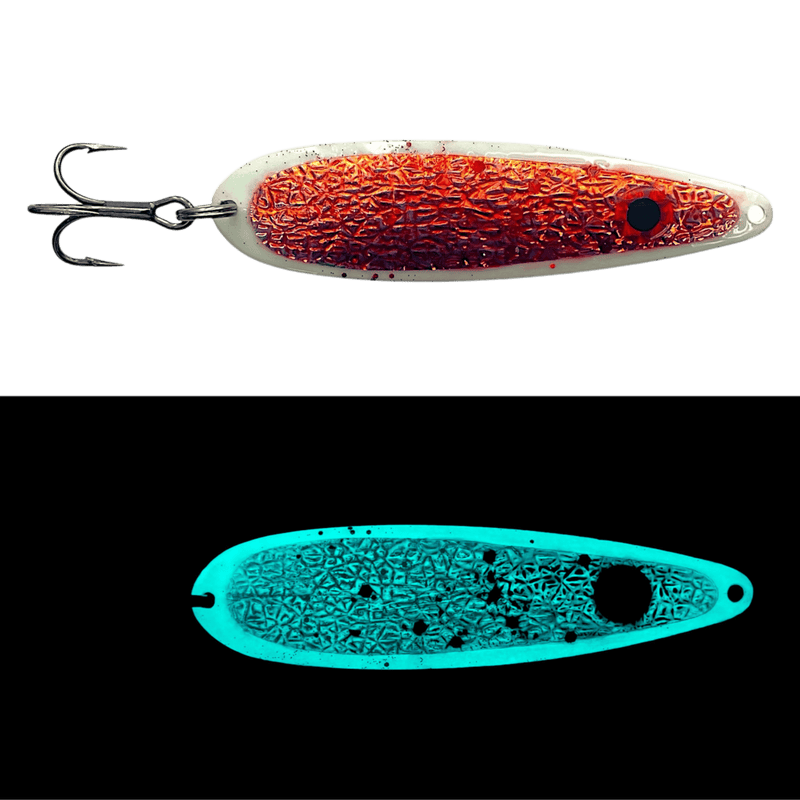 Load image into Gallery viewer, BEAVER'S LURES TROLLING SPOONS Standard / Red Eye Beaver's Lures Trolling Spoon
