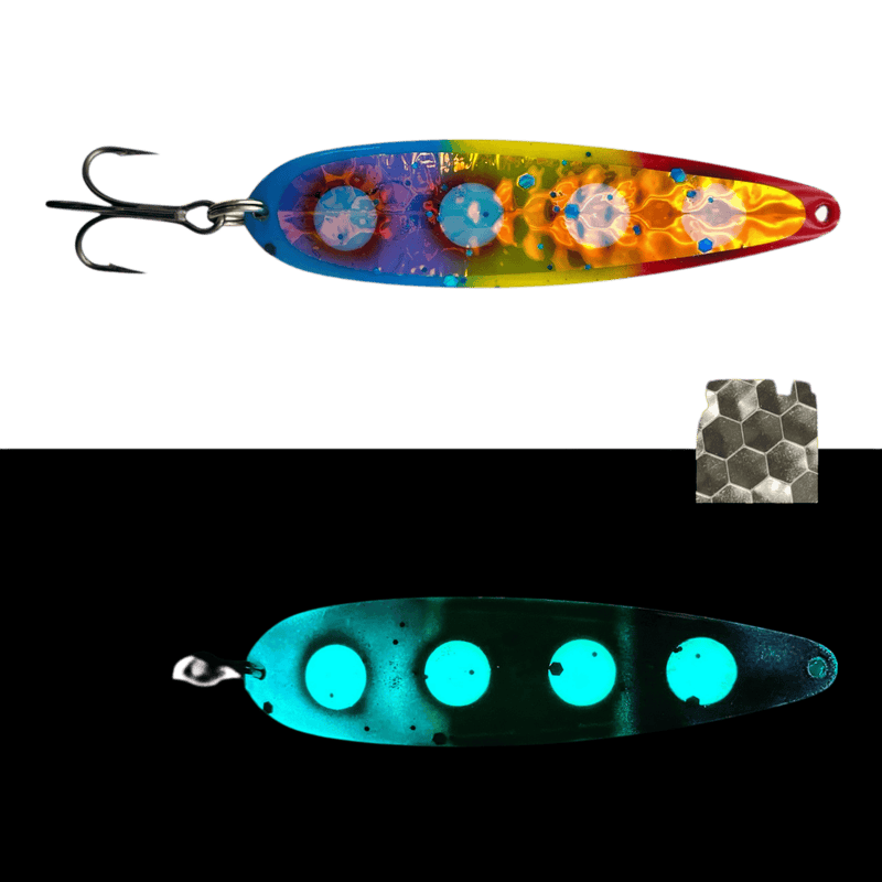 Load image into Gallery viewer, BEAVER'S LURES TROLLING SPOONS Standard / Superman Beaver's Lures Trolling Spoon
