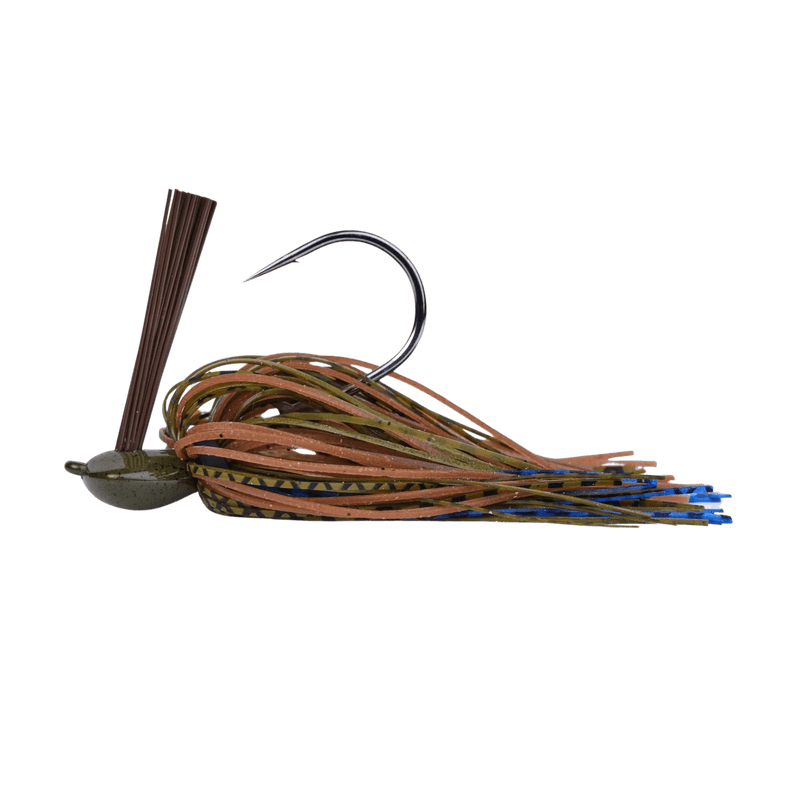 Load image into Gallery viewer, BERKLEY BASS JIGS 3-8 / Blue Oyster / 5-0 Berkley Skipping Jig
