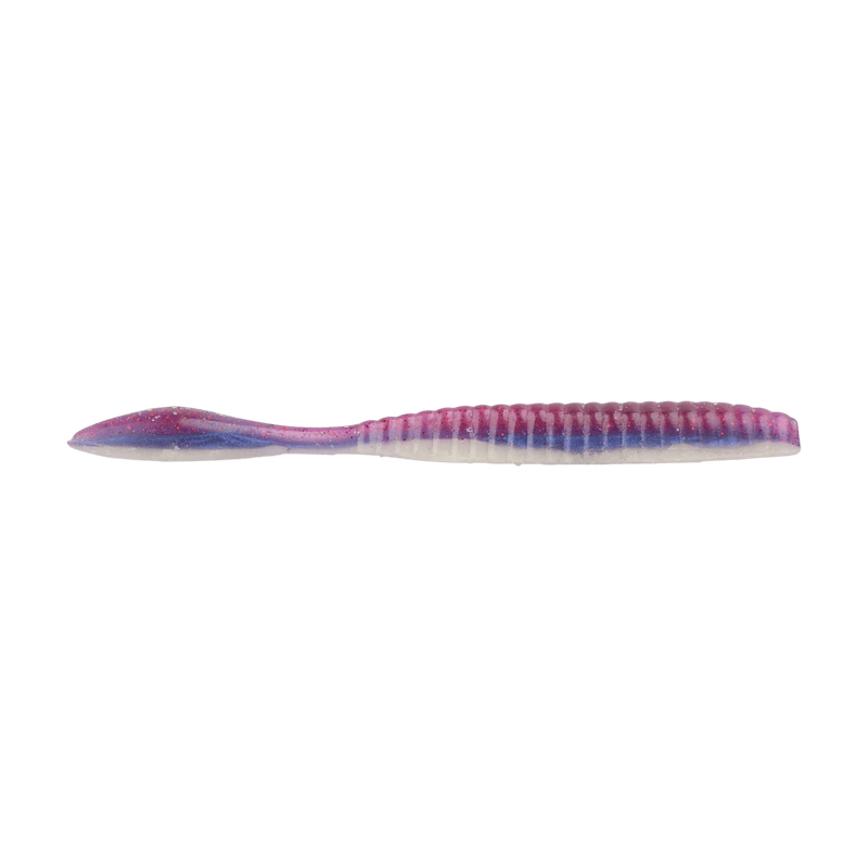 Load image into Gallery viewer, BERKLEY DROP SHOT 3.6" / Violet Morning Dawn Berkley Lab Series™ Flat Worm
